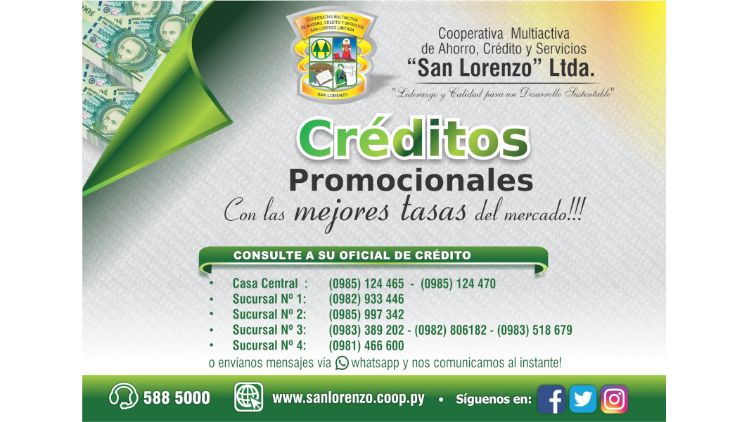 creditos-promocionales-2021-cooperativa-san-lorenzo créditos promocionales 2021 cooperativa san lorenzo