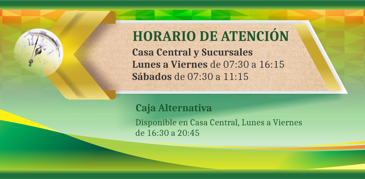 Horario de atención 2021 de la Cooperativa San Lorenzo Horario de atención 2021 de la Cooperativa San Lorenzo