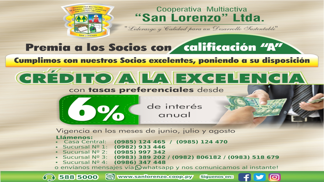 credito-excelencia-2021-cooperativa-san-lorenzo Crédito a la excelencia 2021 de la Cooperativa San Lorenzo