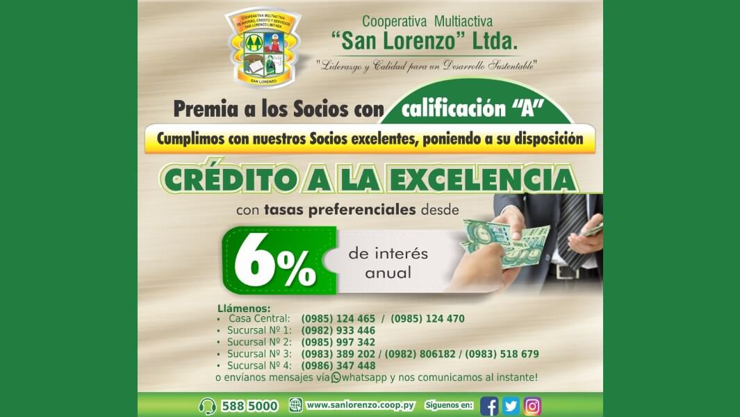 credito-excelencia-cooperativa-san-lorenzo